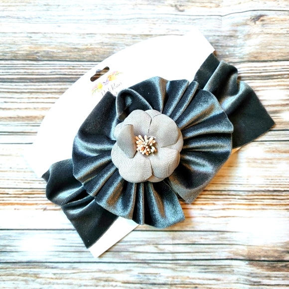handmade Other - New Handmade velvet headband bow baby toddler girls